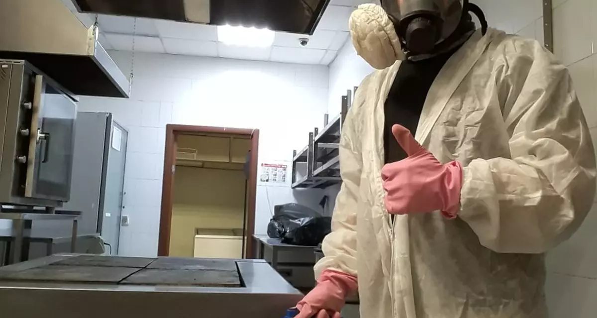 Избавили кафе от тараканов